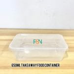 650ml Food Container (per pack-100pcs)