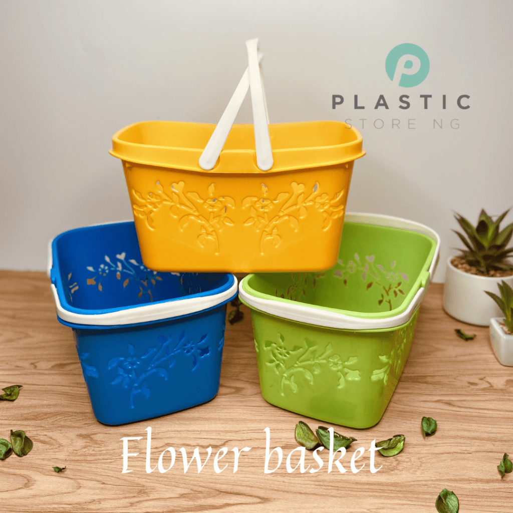 Multi-purpose kids’ school basket for classroom or home use