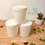 1LTR Supreme white Container (per dozen)