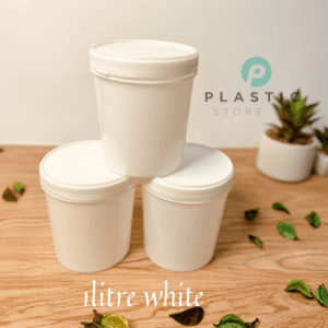 1LTR Supreme white Container (per dozen)