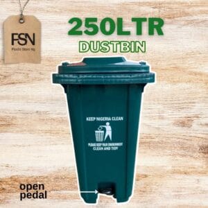 250LTR Dustbin with Pedal (per piece)