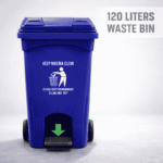 120LTRS Waste Bin + Pedal