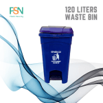 120LTRS Waste Bin + Pedal