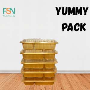 Yummy Food Takeaway (Disposable Plate - 100pcs)