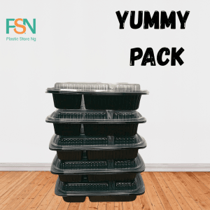 Yummy Food Takeaway Pack(Disposable Plate - 100pcs)