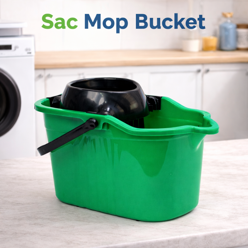 SAC mop bucket with wheels for floor cleaning