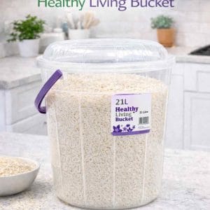 21 litres bucket for food storage and house hold use