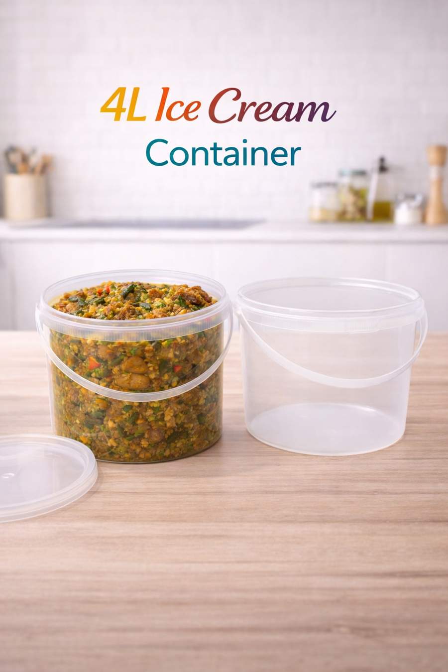 4LTR Ice Cream Container (per dozen)