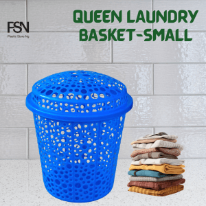 Queen laundry basket small size plastic laundry basket