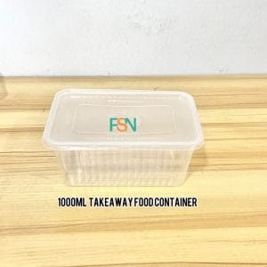 1000ml easy takeaway pack for full meal packaging