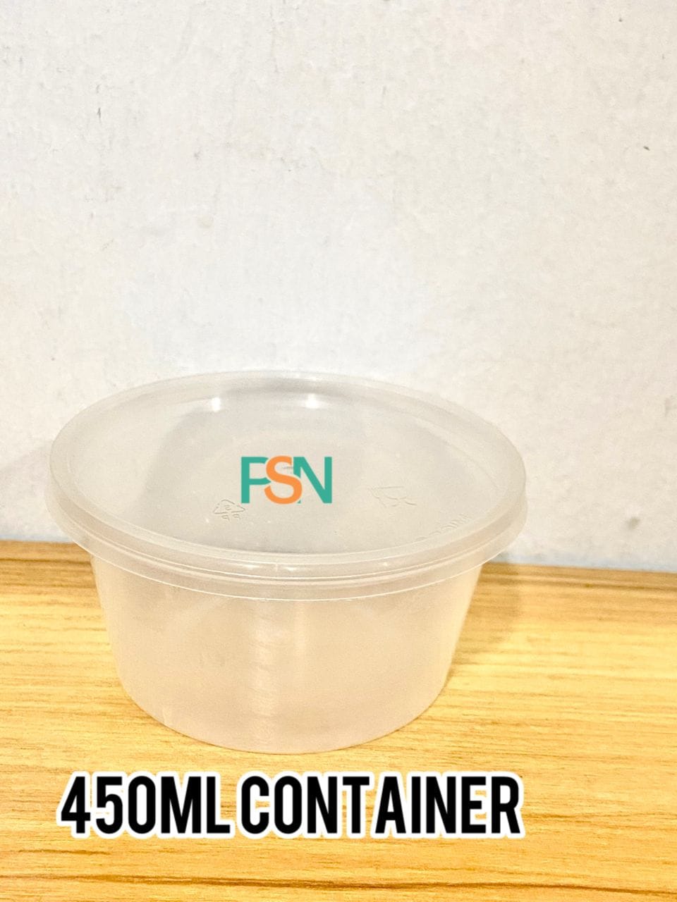 450ml takeaway container with lid for food packaging