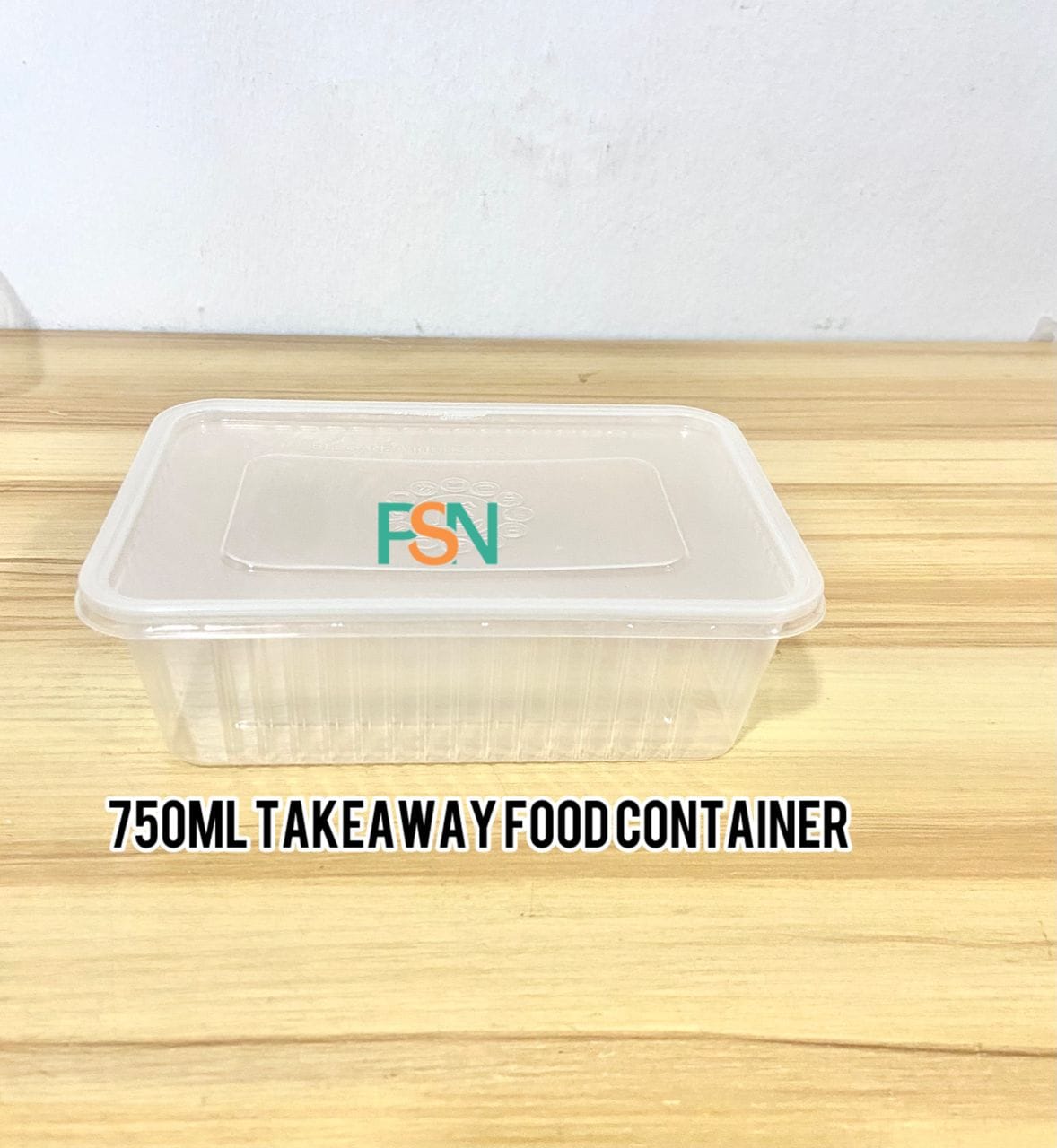750ml easy takeaway container for food packaging
