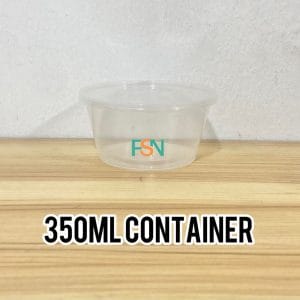 350ml plastic takeaway food container for soups and rice