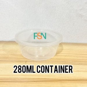 280ml plastic takeaway food container for soups and stews