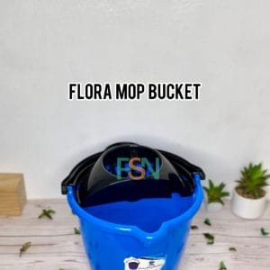 Flora Mop Bucket with built-in wringer for floor cleaning in Nigerian homes