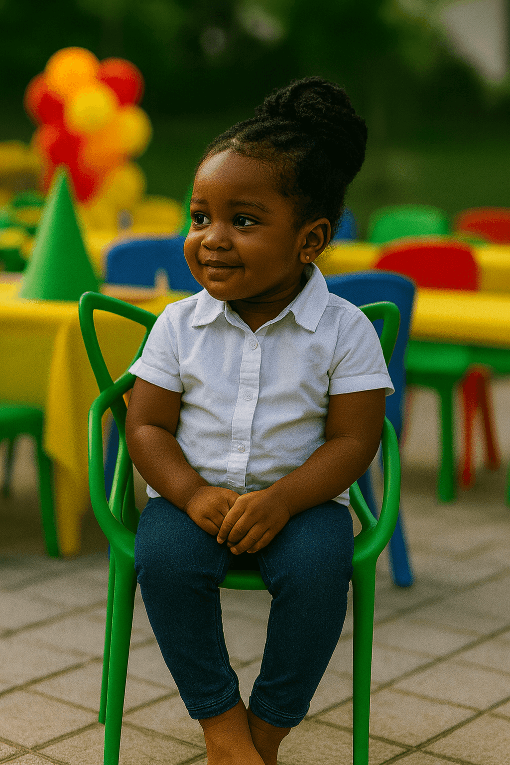 Paris baby chair for feeding and playtime in Nigerian homes