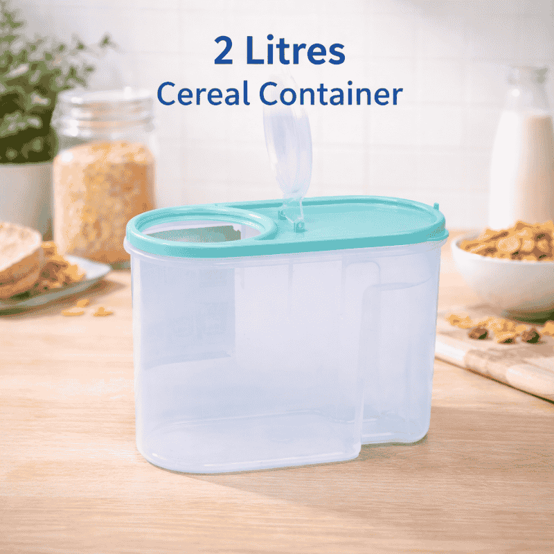 2 litre cereal container – durable plastic food storage container for cereal and dry food in Nigeria