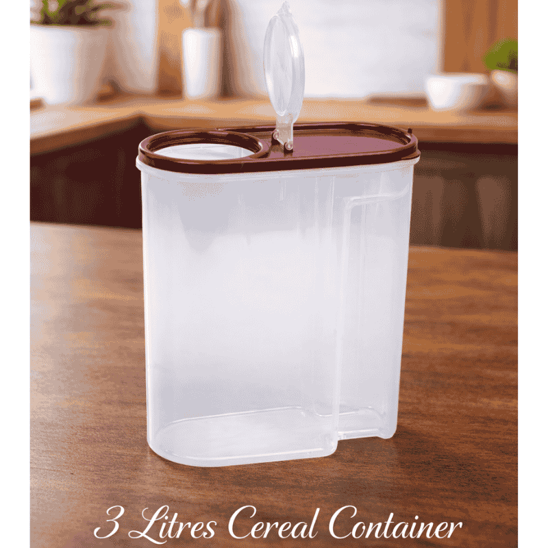 3 litres cereal container – durable plastic food storage container for cereal and dry food in Nigeria