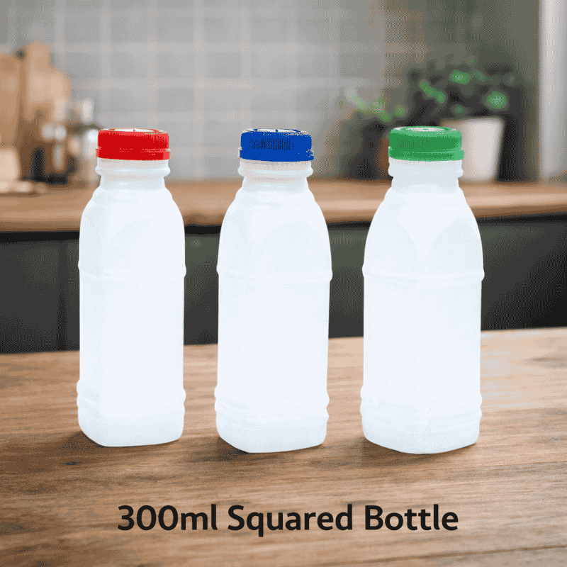 300ml squared yoghurt bottle – plastic yoghurt and beverage bottle for food packaging in Nigeria