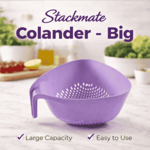 Buy Stack Mate Colander Big made from 100% BPA-free polypropylene. Durable, stackable, space-saving and perfect for washing fruits, pasta and vegetables. Focus Keyword: