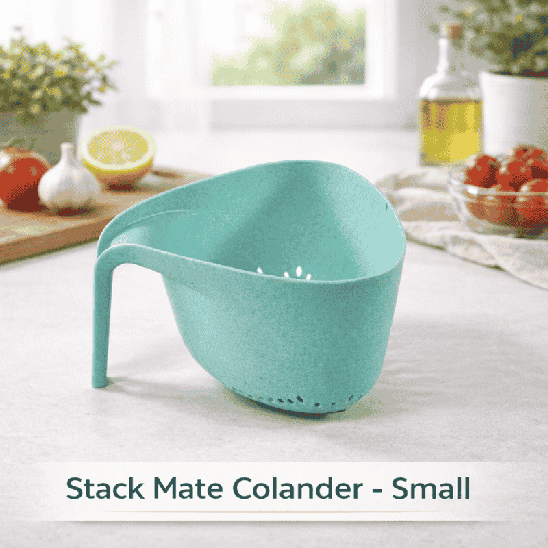 Stack Mate Colander Small BPA-free polypropylene kitchen strainer with handle