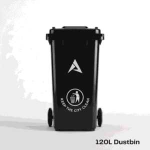 120L heavy-duty manual waste bin without pedal for home and office use in Nigeria.