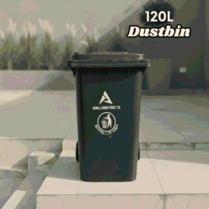 120L heavy-duty manual waste bin without pedal for home and office use in Nigeria.