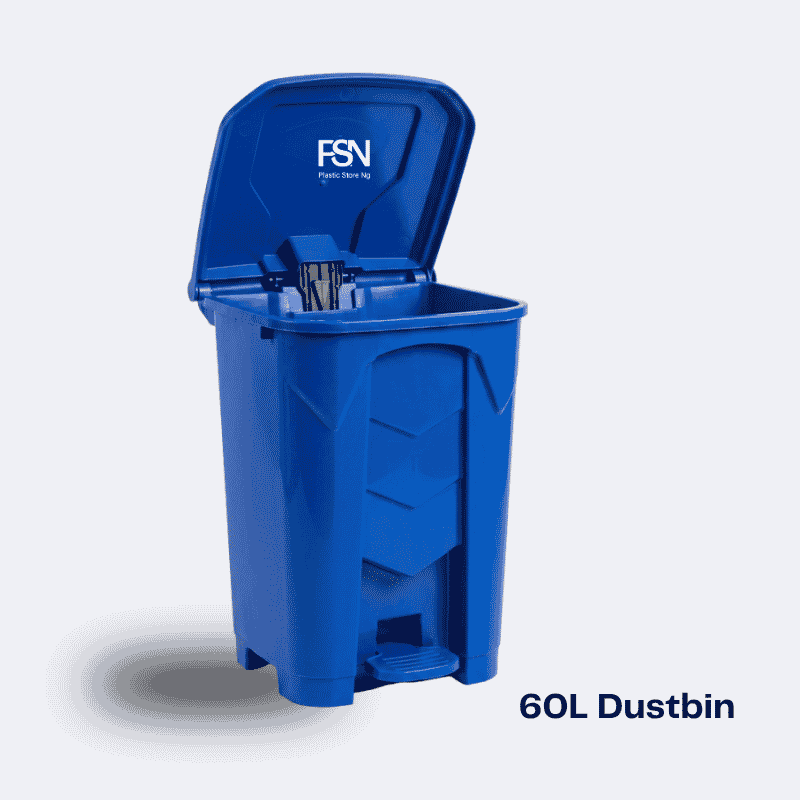 60L Waste bin with pedal