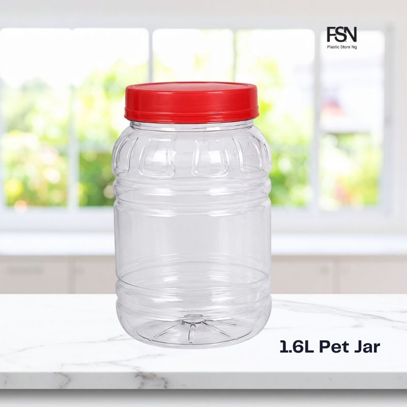1.6LTR Pet Jar (per bag-36pcs)