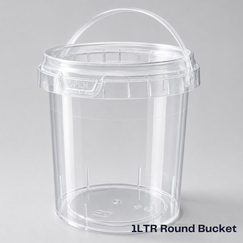 1LTR Round Bucket (per bag – 100pcs)