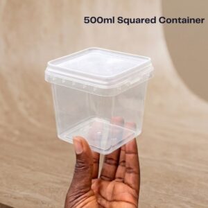 500ml Squared Container (per bag-100pcs)