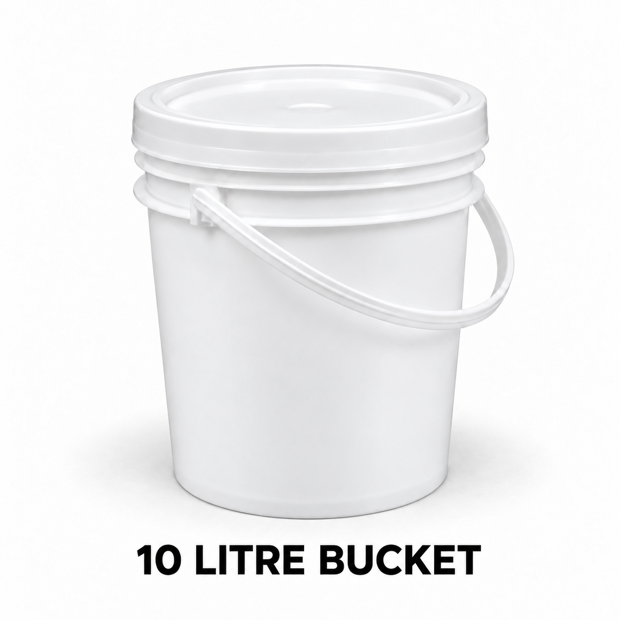 10 Litres White Bucket