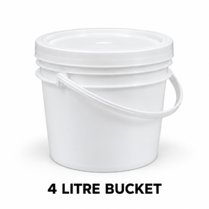 4 Litres White Bucket (Per bag of 30pcs)
