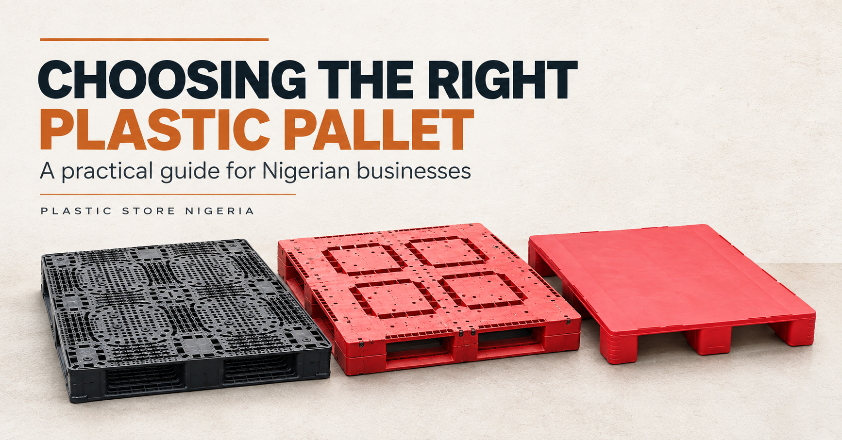 How to Choose the Right Pallet for Your Business